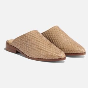 Nisolo Almond Ama Woven Mule Women's Size 8